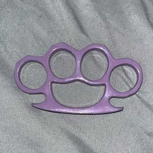 purple brass knuckles